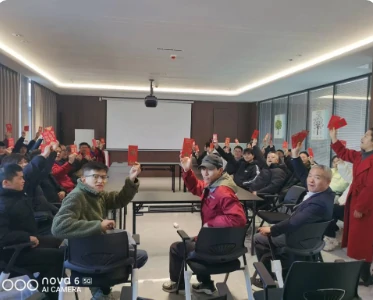 The company celebrates the start of construction