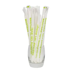 wholesale factory price 4-layer kraft paper pure bamboo pulp biodegradable paper straw single independent packaging tip tub